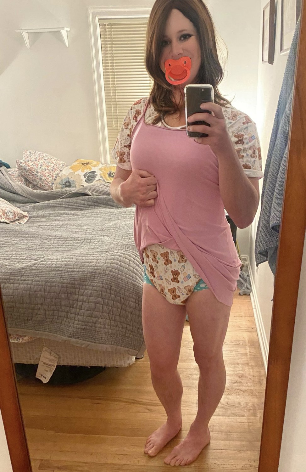 Sexy Sissy Bree (Ava) exposed in her Diapers for everyone to see - kik: cuteasacunt - (Abdl, Diaper) #MumlTZ2v